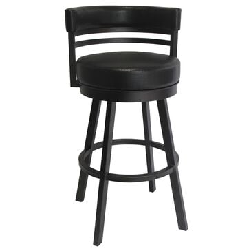 Delaware Dining Ambridge 26" Swivel Barstool in Pebblestone/Black, , large