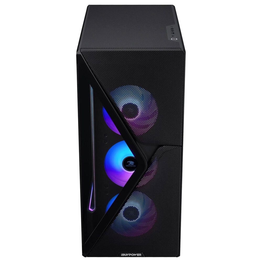 iBUYPOWER Slate 8 MESH Gaming PC Desktop | AMD Ryzen 7 8700F - 32GB RAM - NVIDIA GeForce RTX 5070 Graphics - 1TB SSD in Black, , large