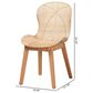 Baxton Studio Sabelle Side Chair in Natural Brown and Natural (Set of 2), , large
