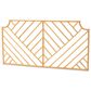 Baxton Studio Giza Queen Slat Headboard in Natural Brown, , large