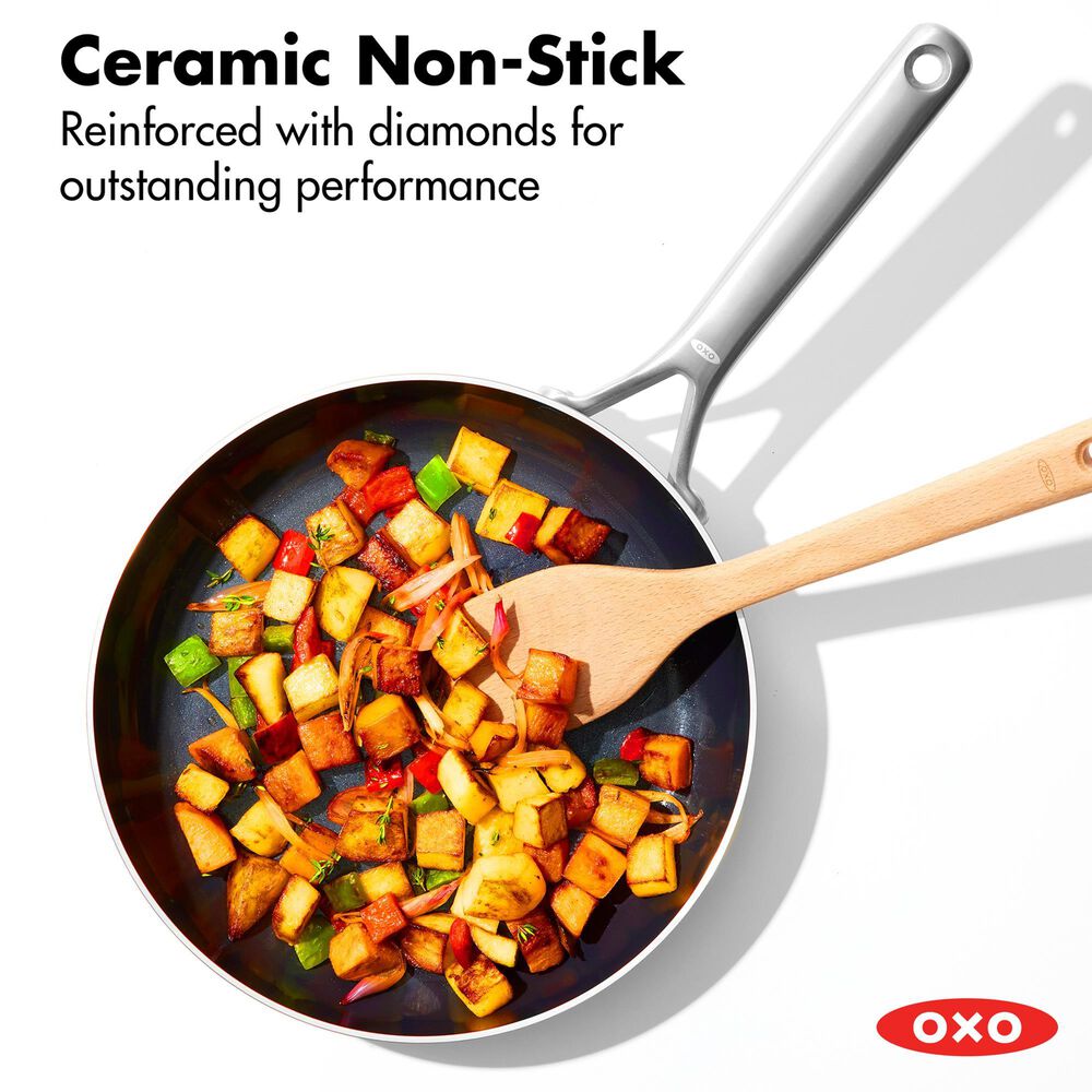 Green Pan Mira 2-Piece Frypan Set in Stainless Steel, , large