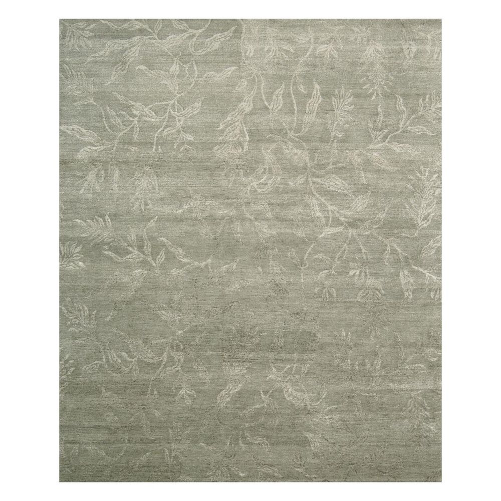 Nourison Silk Shadows SHA01 3'9" x 5'9" Light Green Area Rug, , large