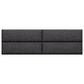 Jaxx Sacks Panelist Upholstered King Headboard Panel in Charcoal (Set of 4), , large