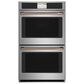 Cafe 27" Handles for Double Wall Oven in Brushed Copper - Set of 2, , large