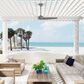 Hunter Trimaran 52" Outdoor Ceiling Fan in Matte Silver, , large
