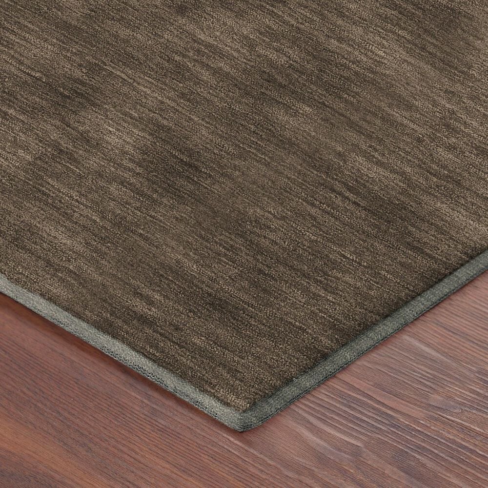 Dalyn Rug Company Soft Essentials Solid Chocolate 3' x 5' Area Rug, , large