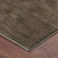 Dalyn Rug Company Soft Essentials Solid Chocolate 3" x 5" Area Rug, , large