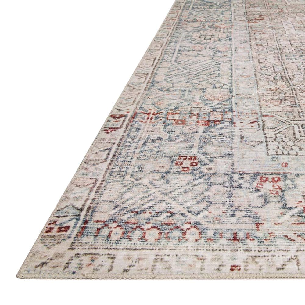 Chris Loves Julia x Loloi Jules 7&#39;6&quot; x 9&#39;6&quot; Natural and Ocean Area Rug, , large