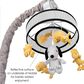 Lambs and Ivy Classic Snoopy Musical Baby Crib Mobile in Black and Yellow, , large