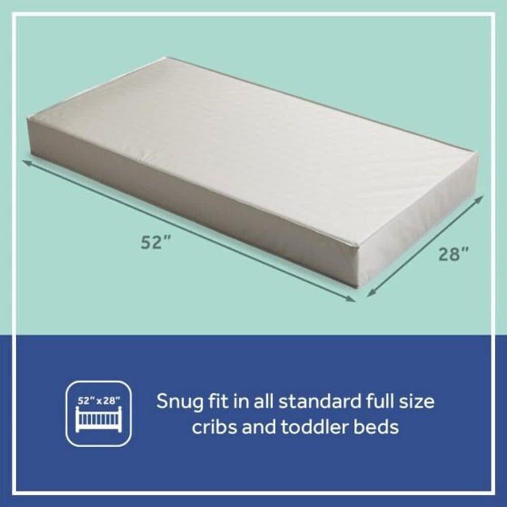 Kolcraft Orion Antibacterial 2-Stage Crib Mattress, , large