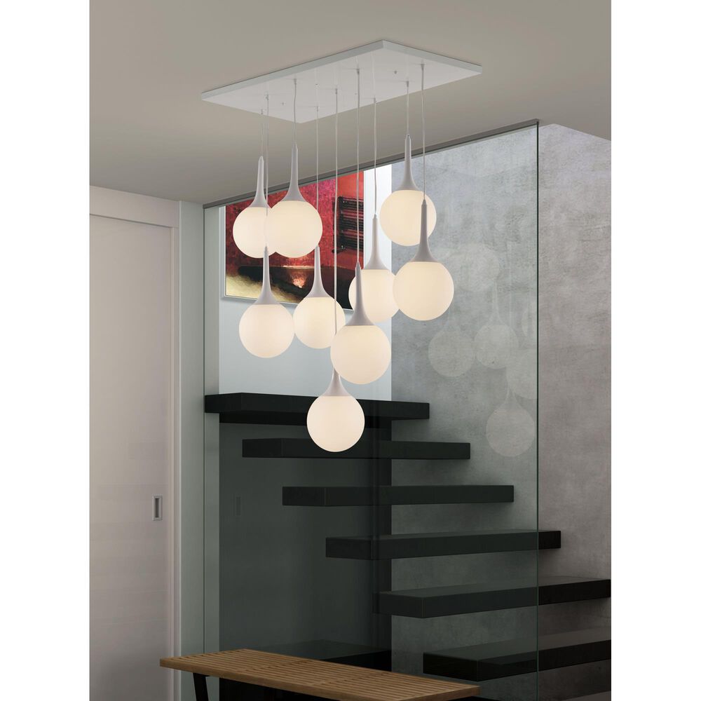 Zuo Modern Epsilon Ceiling Lamp in White, , large