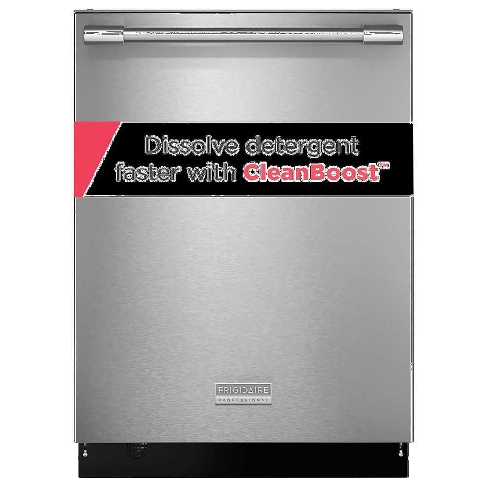 Frigidaire Professional 2-Piece Kitchen Package with 22.6 Cu. Ft. Smart French Door Refrigerator and 24&quot; Dishwasher in Stainless Steel, , large