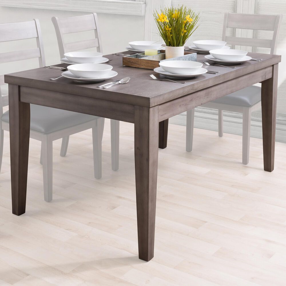 CorLiving New York Dining Table in Washed Grey, , large