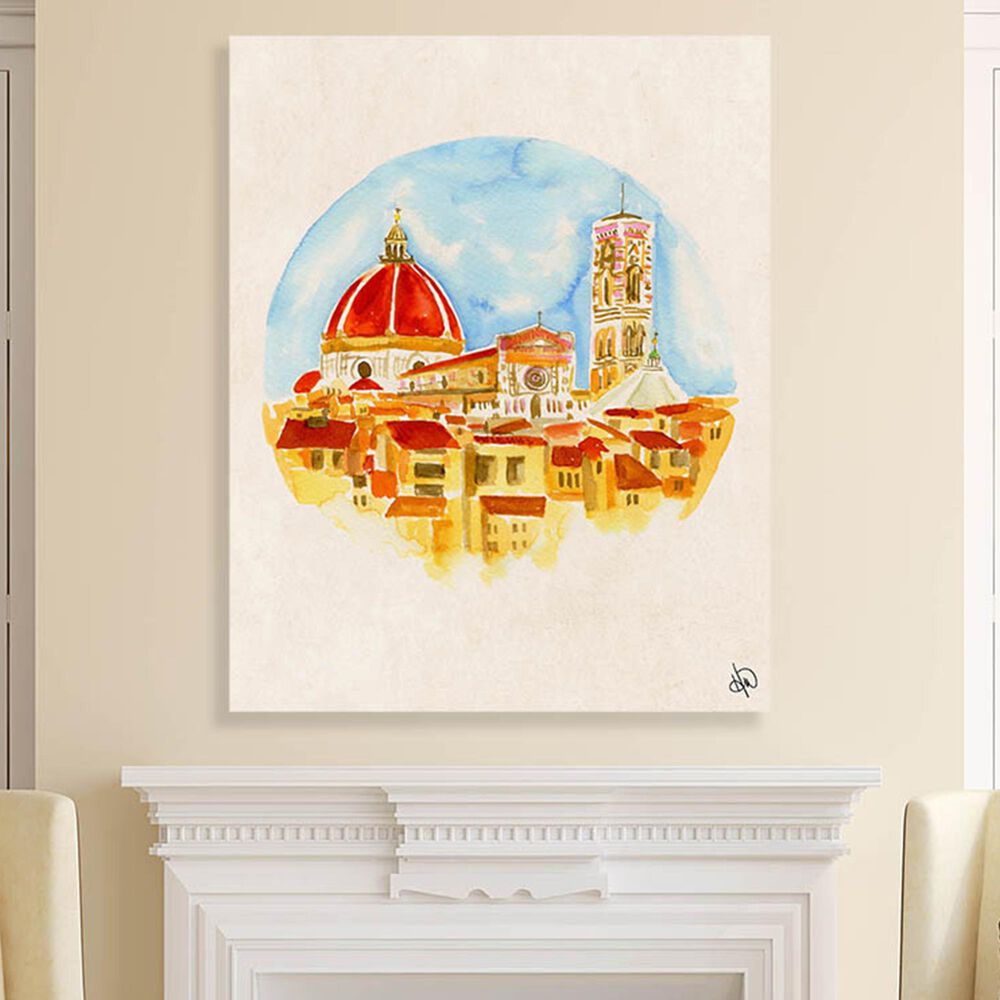 Kathy Ireland Home "Camera Con Vista" 20" x 16" Metal Wall Art Print, , large