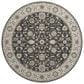 Dalyn Rug Company Hatay HY1 8" Round Black Area Rug, , large