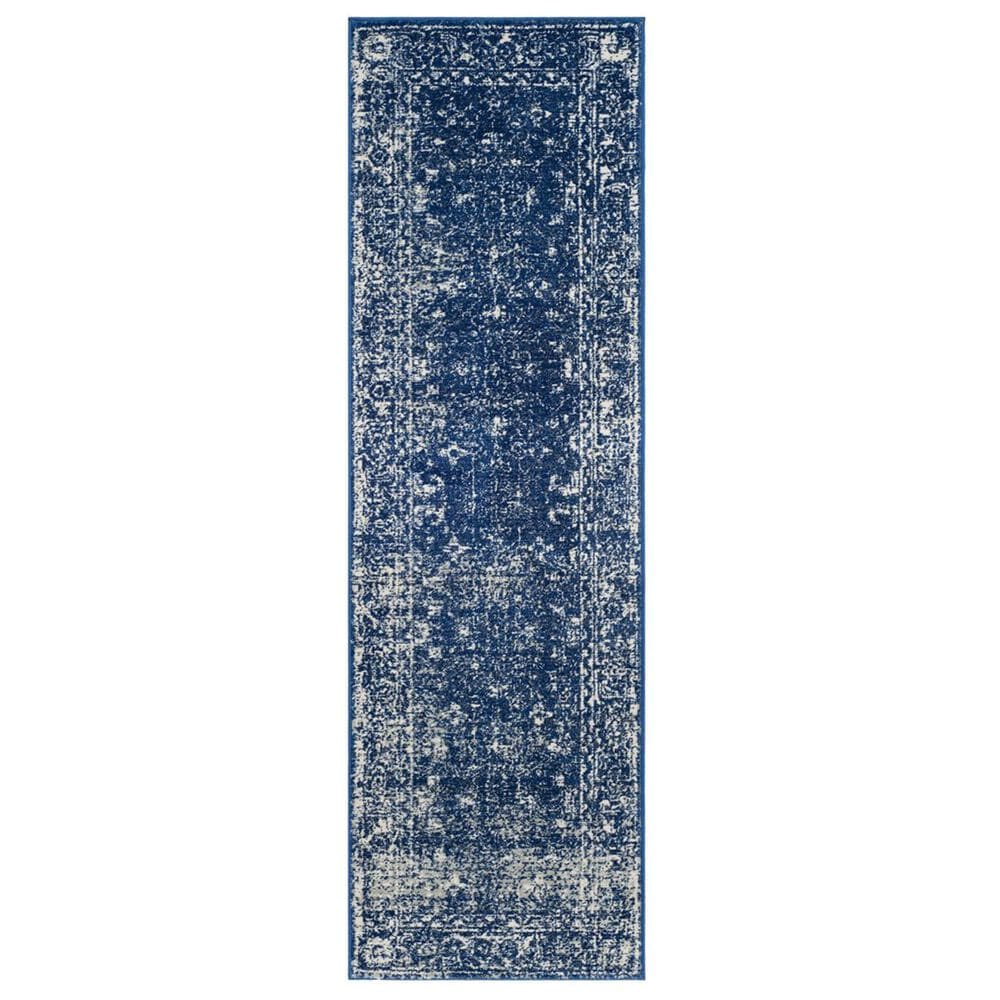 Safavieh Evoke EVK270A 2&#39;2&quot; x 5&#39; Navy and Ivory Runner, , large
