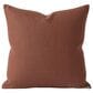 Valdese Weavers Lino 20" Square Throw Pillow in Currant and Rouge, , large