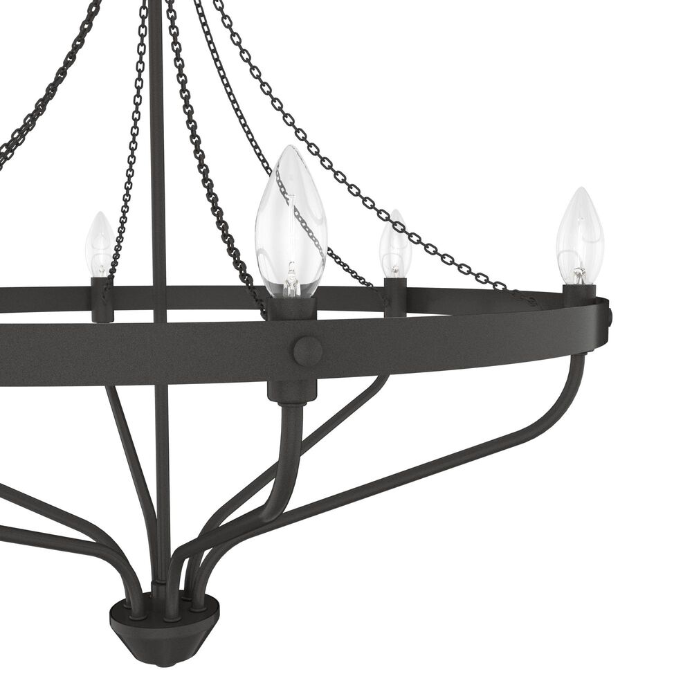 Hunter Merlin 6-Light Chandelier in Noble Bronze, , large