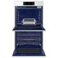 Samsung Bespoke Bespoke 30" Double Electric Wall Oven with Convection in White Glass, , large