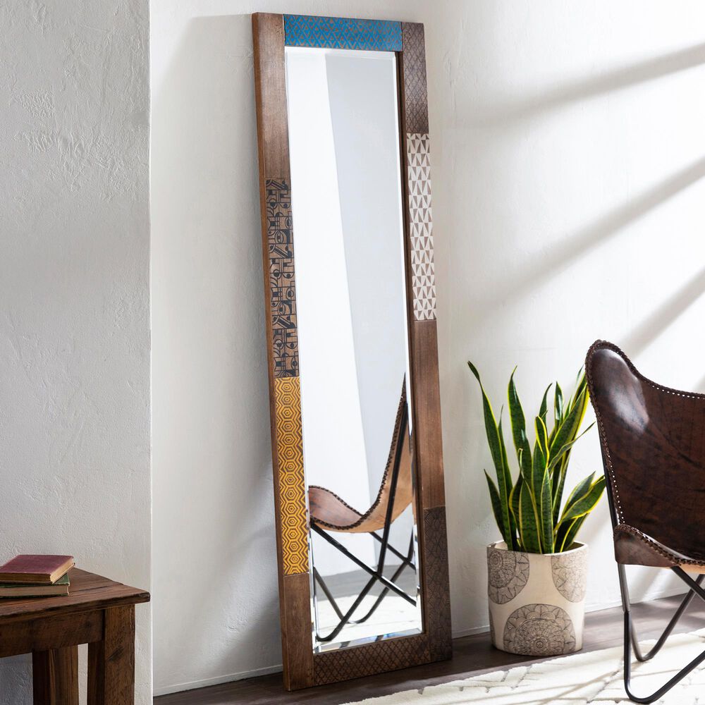 Surya Kaylana Wall Mirror in Multicolor, , large