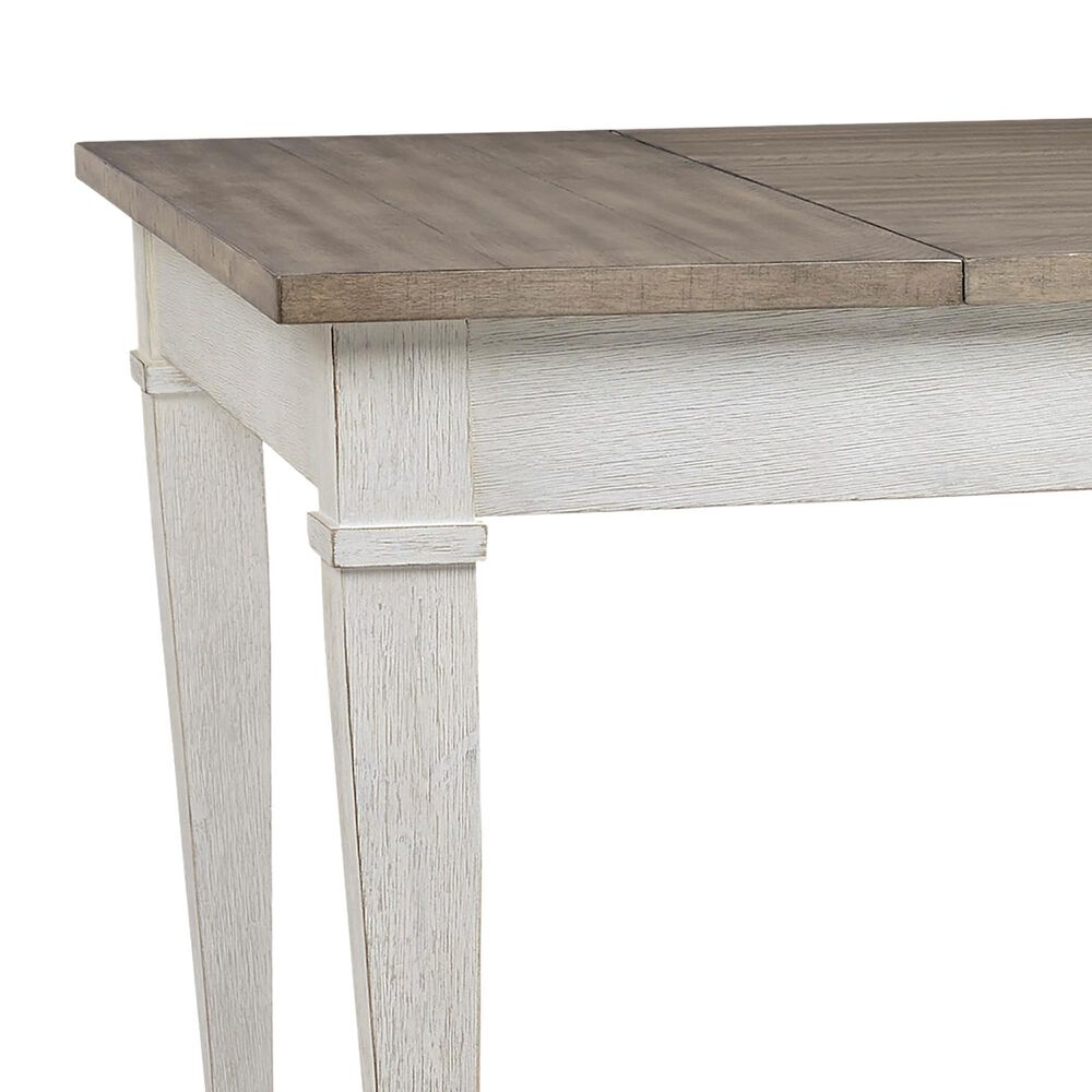 Ashley Skempton Dining Table in White and Light Brown - Table Only, , large