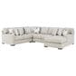ASHLEY Laurelgrove 4-Piece Right Facing Sectional with Chaise in Pebble, , large