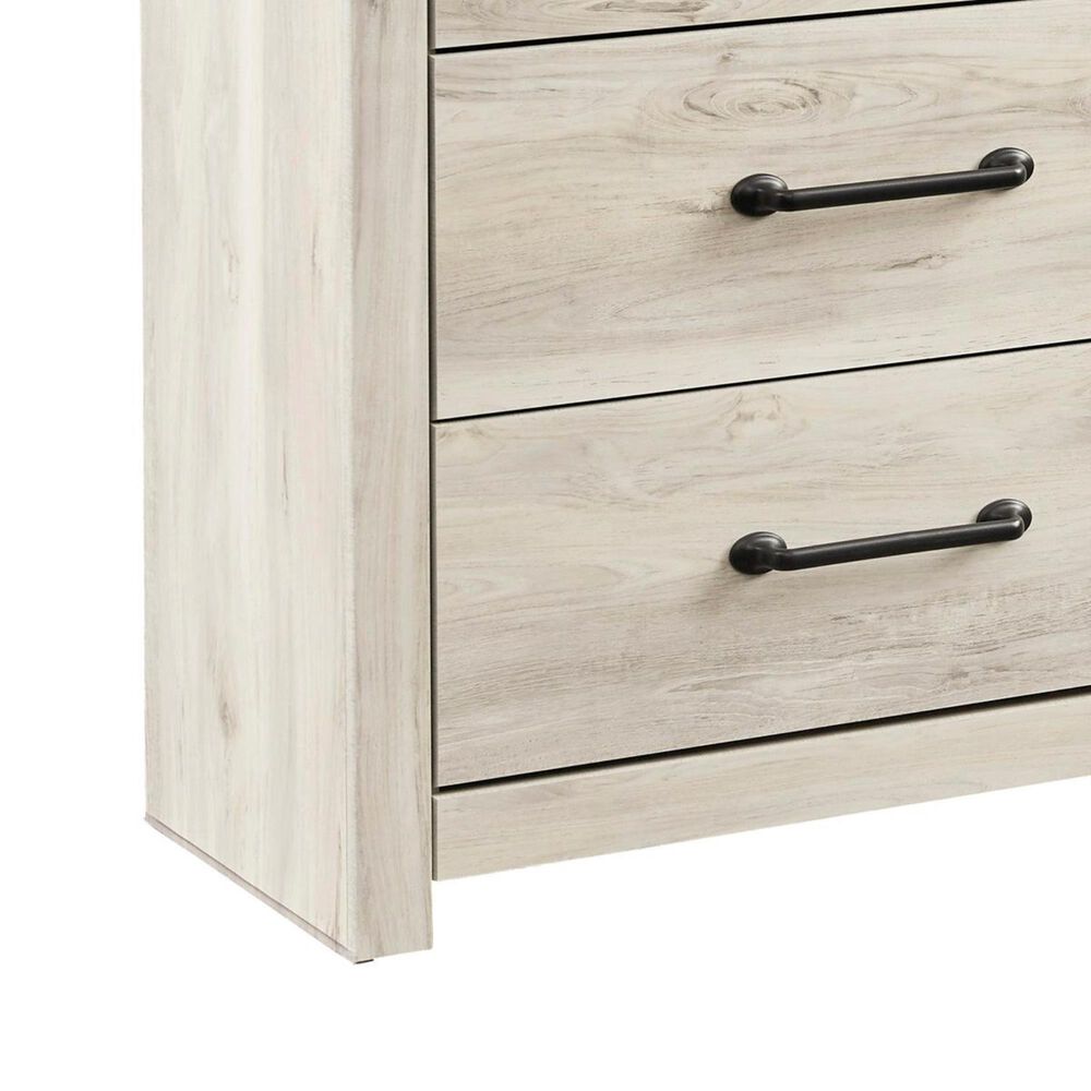 Ashley Cambeck Dresser and Mirror in Whitewash, , large