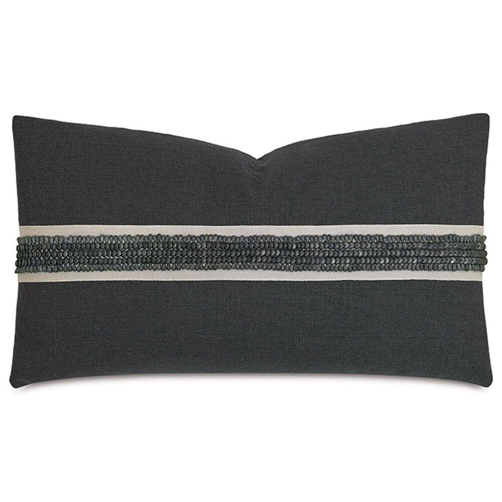 Eastern Accents Taos 15" x 26" Lumbar Pillow in Modesta Charcoal, , large