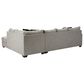 Signature Design by Ashley Megginson 2-Piece Left Facing U-Shaped Sectional with Sofa Chaise in Storm, , large