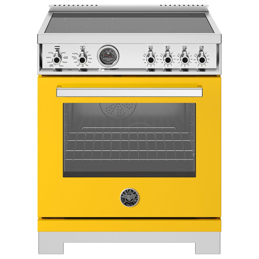 Bertazzoni Professional 4.6 Cu.Ft. Induction Range with Self-Cleaning in Giallo, , large