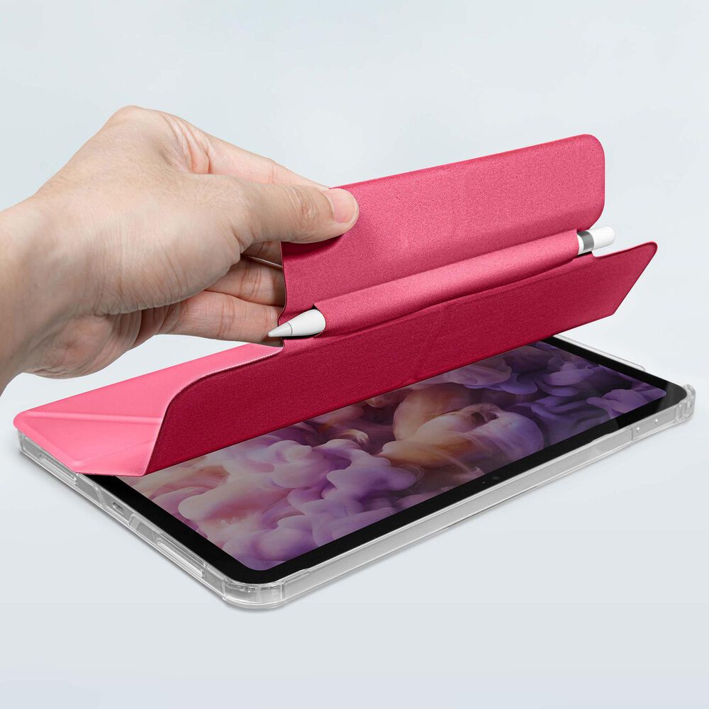 LAUT Huex Folio Versatile Stand Case with Stylus Pen Slot for iPad Pro 13&quot; in Pink, , large