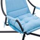 CorLiving Kingsley Chaise Lounge Chair with Canopy in Light Blue, , large