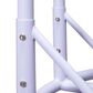 Leisuremod 2-Seat Hanging Egg Swing Chair with Dark Green Cushion in White, , large