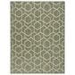 Nourison Horizon HOZ01 Green 4" x 6" Indoor/Outdoor Area Rug, , large