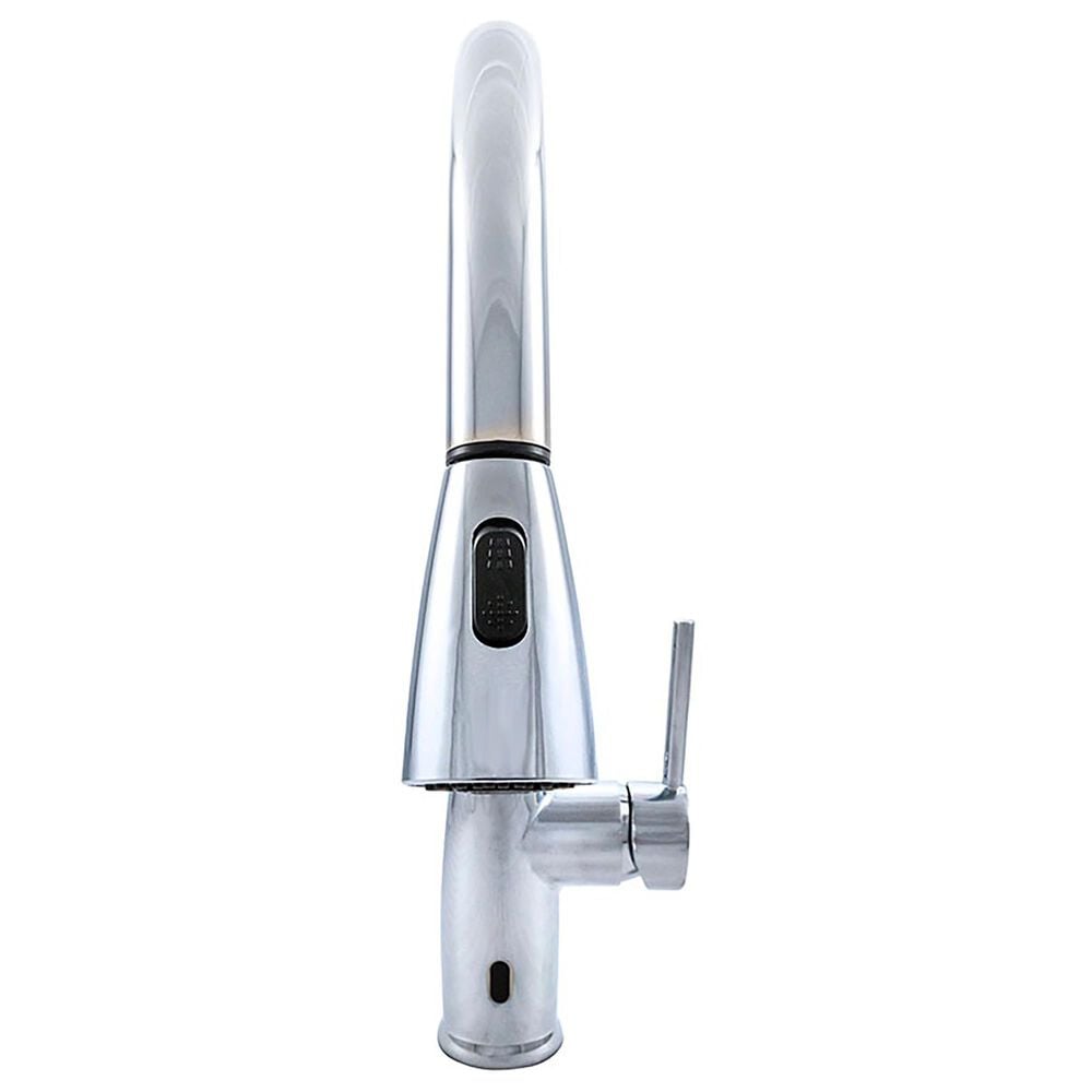MS International Touch-Less Infrared Sensor Kitchen Faucet in Chrome, , large