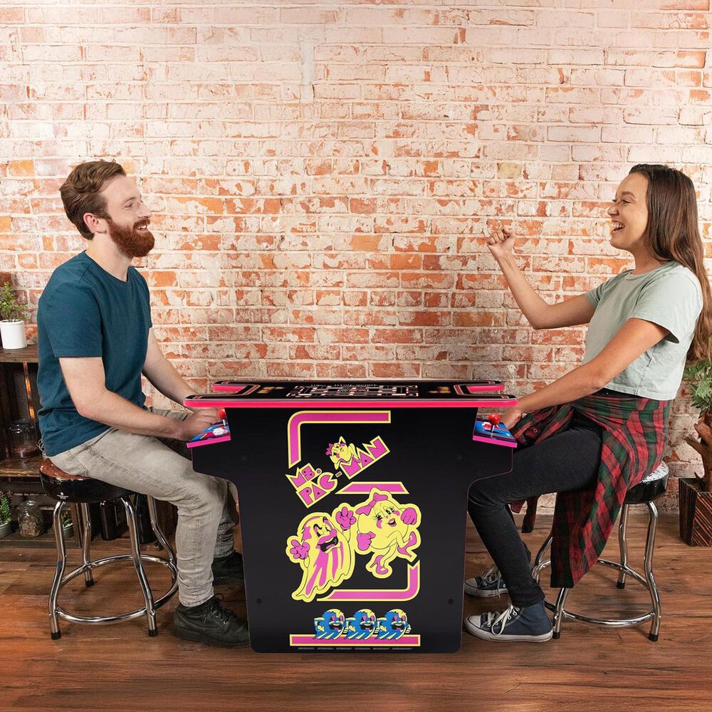 Arcade1Up Ms. Pac-Man Arcade Cocktail Table in Multicolor, , large