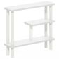 HOMLUX Turn-N-Tube 3-Tier Slim Space Saving Storage Rack in White, , large