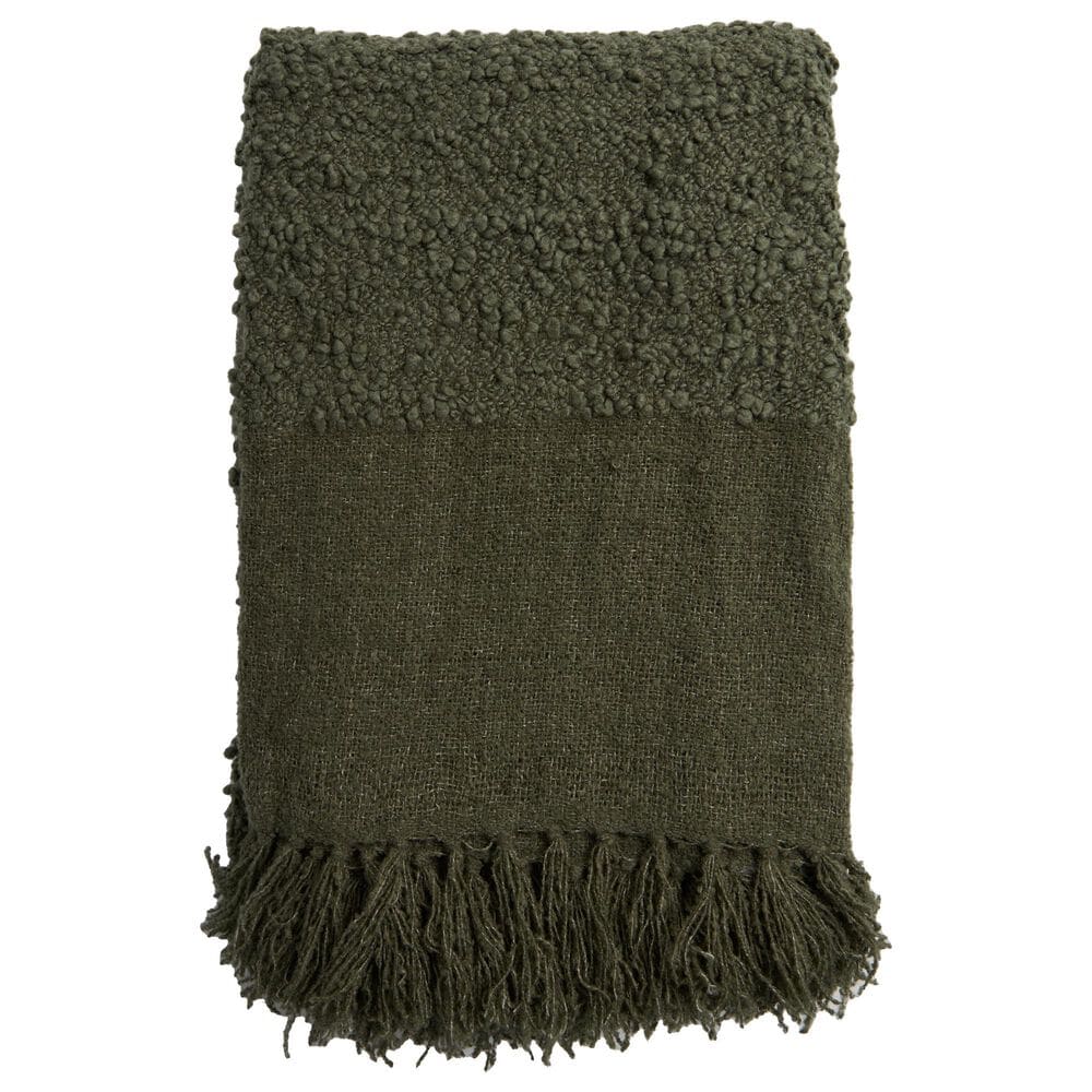Pom Pom At Home Murphy 60" x 90" Throw Blanket in Moss, , large