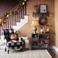 RiverRidge Home Afton 4-Hook Wall Shelf in Dark Weathered Woodgrain and Black, , large
