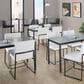 Lumisource Fuji Stackable Barstool with Black Faux Leather Cushion in Black (Set of 2), , large
