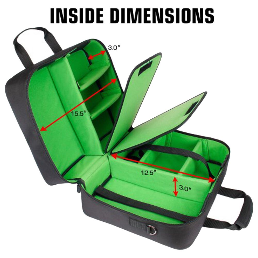 USA Gear S Series Console Case for Xbox Series S, Xbox X in Black and Green, , large