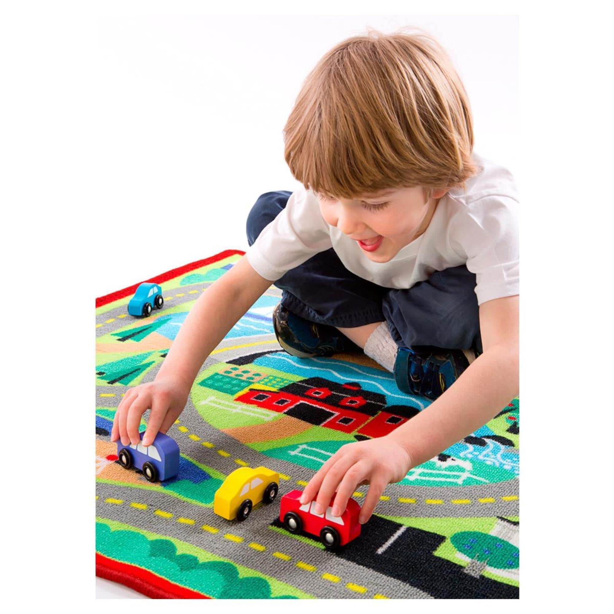 Melissa & doug round the town rug top