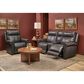 Flexsteel Alexander Power Reclining Loveseat with Console in Weathered Stone, , large