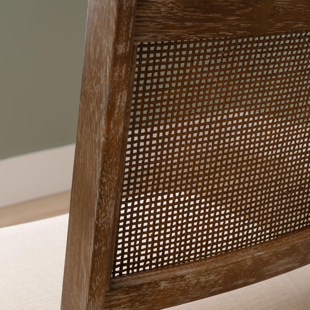 Linon Home Decor Bauer Cane Folding Side Chair in Brown, , large