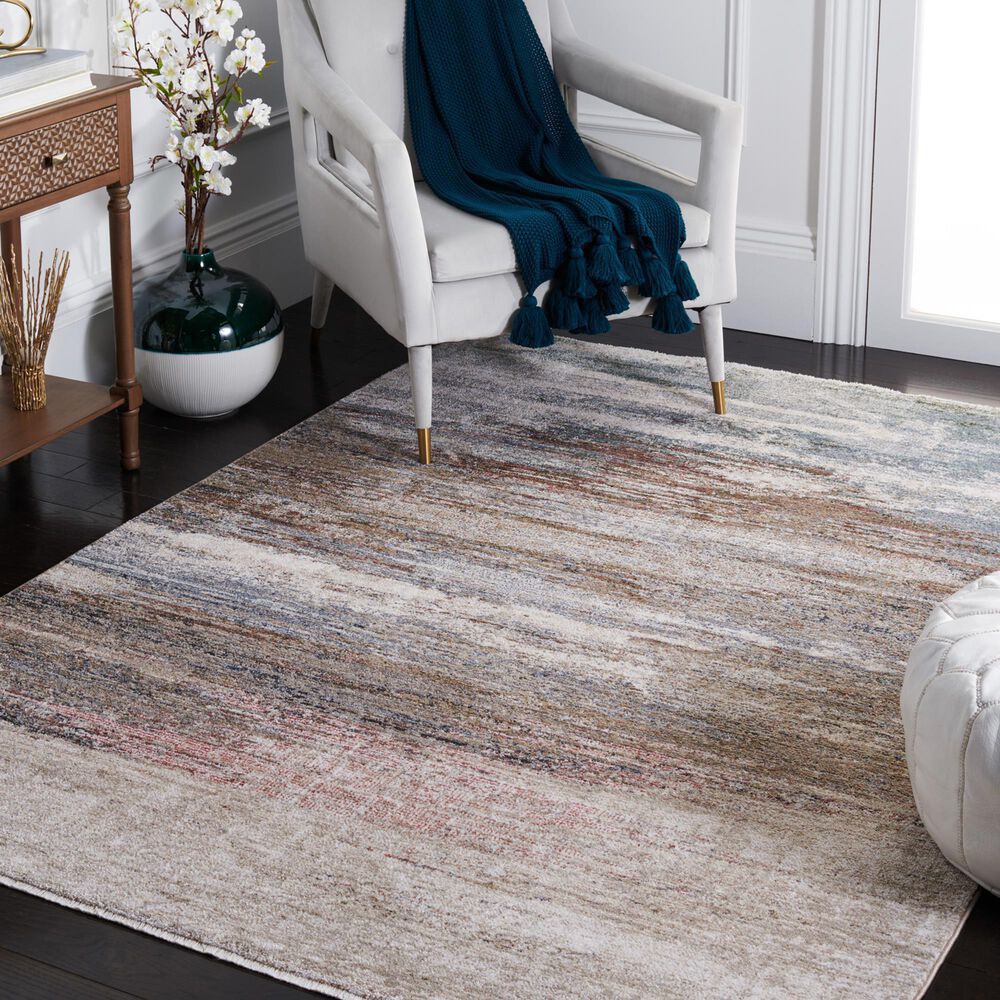 Safavieh Jasmine JSM337F 9&#39; x 12&#39; Grey and Blue Area Rug, , large