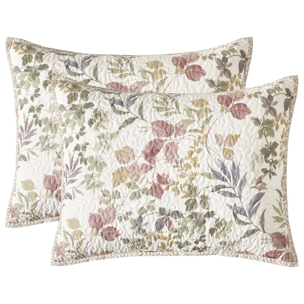 Royal Court Rosewood 3-Piece Full/Queen Quilt Set in Rose, , large