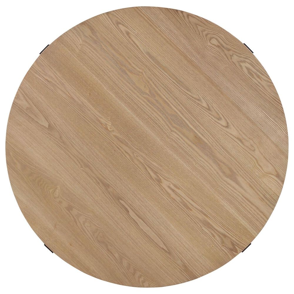 Steve Silver Co. Magnolia 42&quot; Round Counter Height Table in Black and Sand - Table Only, , large