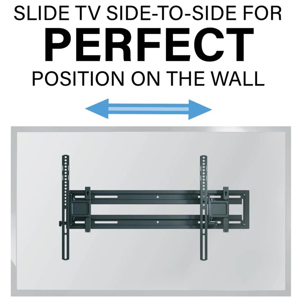 Sanus Extendable Tilting Wall Mount for 32" - 90" TVs in Black, , large