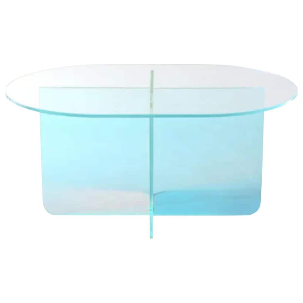 Urban Home Fomo Coffee Table in Iridescent Glass, , large