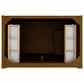 James Martin Bellshire 36" Single Bathroom Vanity in Honey Oak with Single Hole 3 cm White Zeus Silestone Top and Rectangular Sink, , large